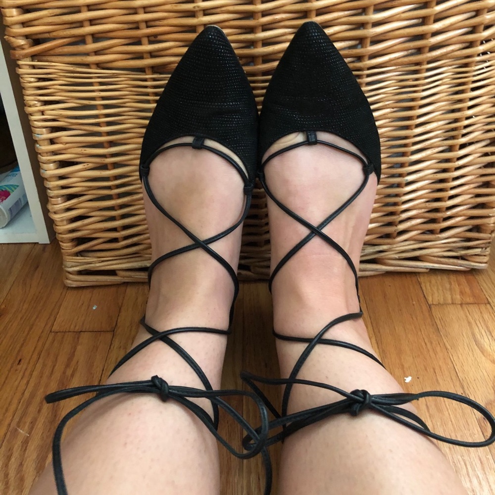 Stuart Weitzman Tie Flats